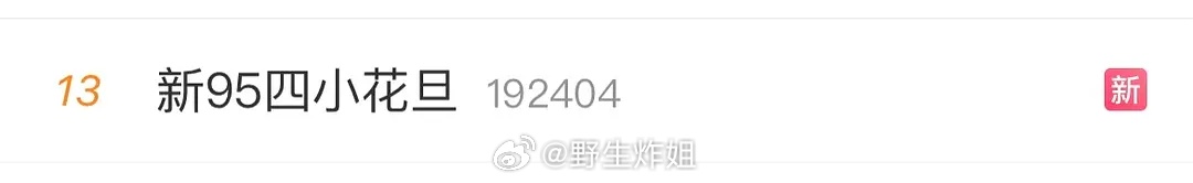 2025年“新95四小花旦”（白鹿、宋祖儿、孟子义、李兰迪）数据参考的是围脖视界