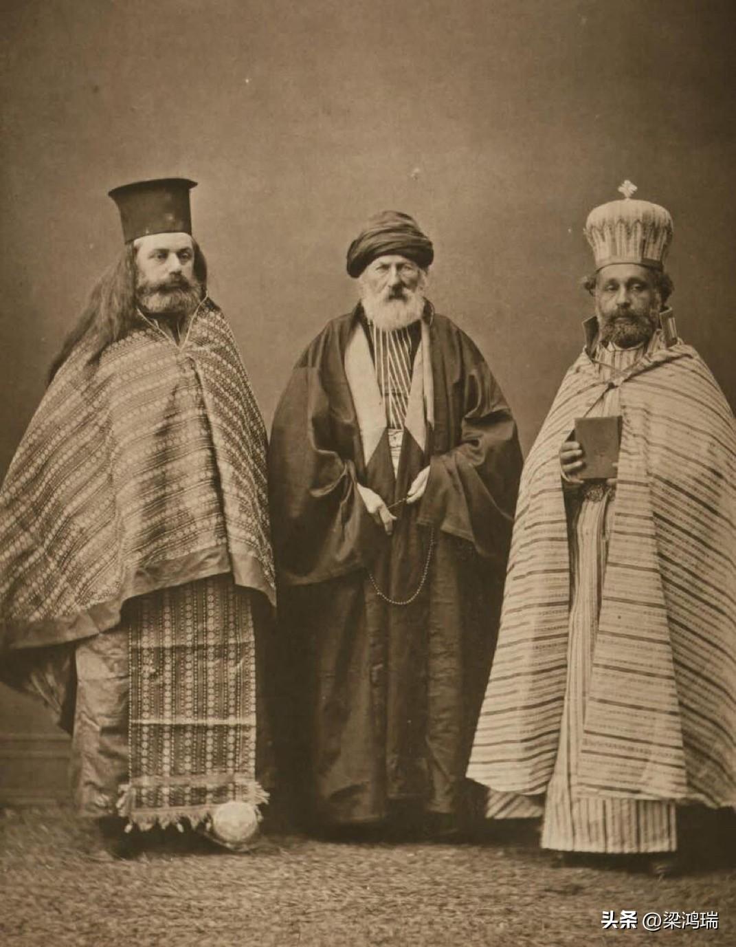 这张照片是1873年 在奥斯曼帝国 科尼亚（Konya/Koniah） 地区的三