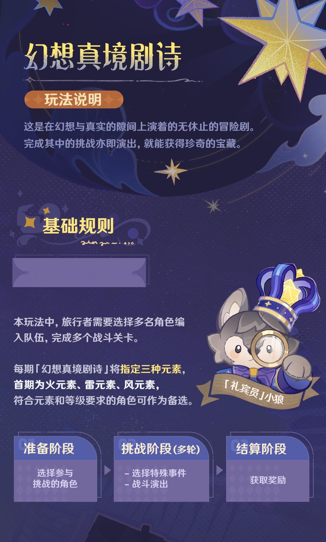 #原神[超话]# 简单总结一下新深渊玩法[哇]①新深渊玩法：每期有6个开幕角色（