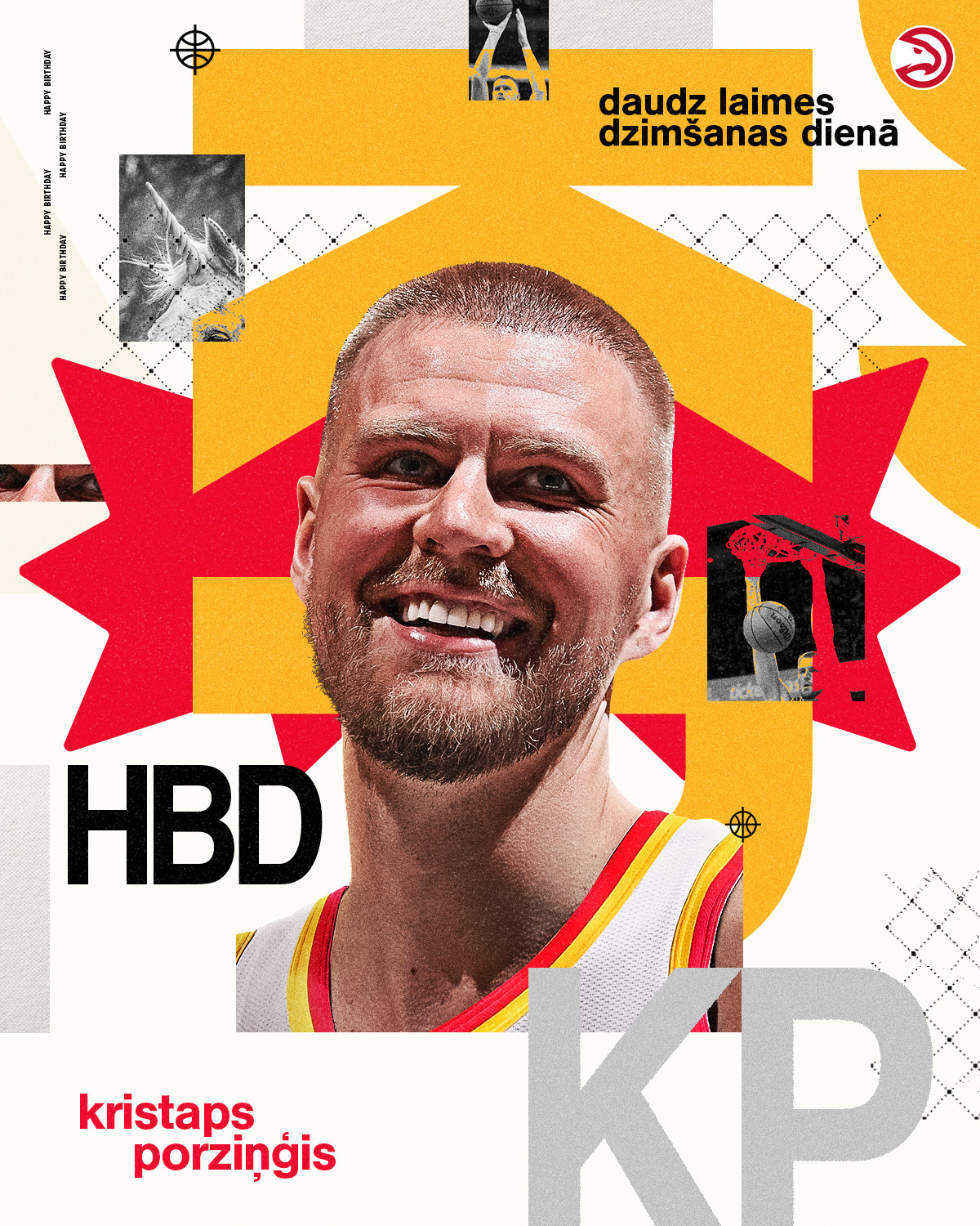 Kristaps Porzingis以老鹰球员身份过的第一个生日三十而立，生日快