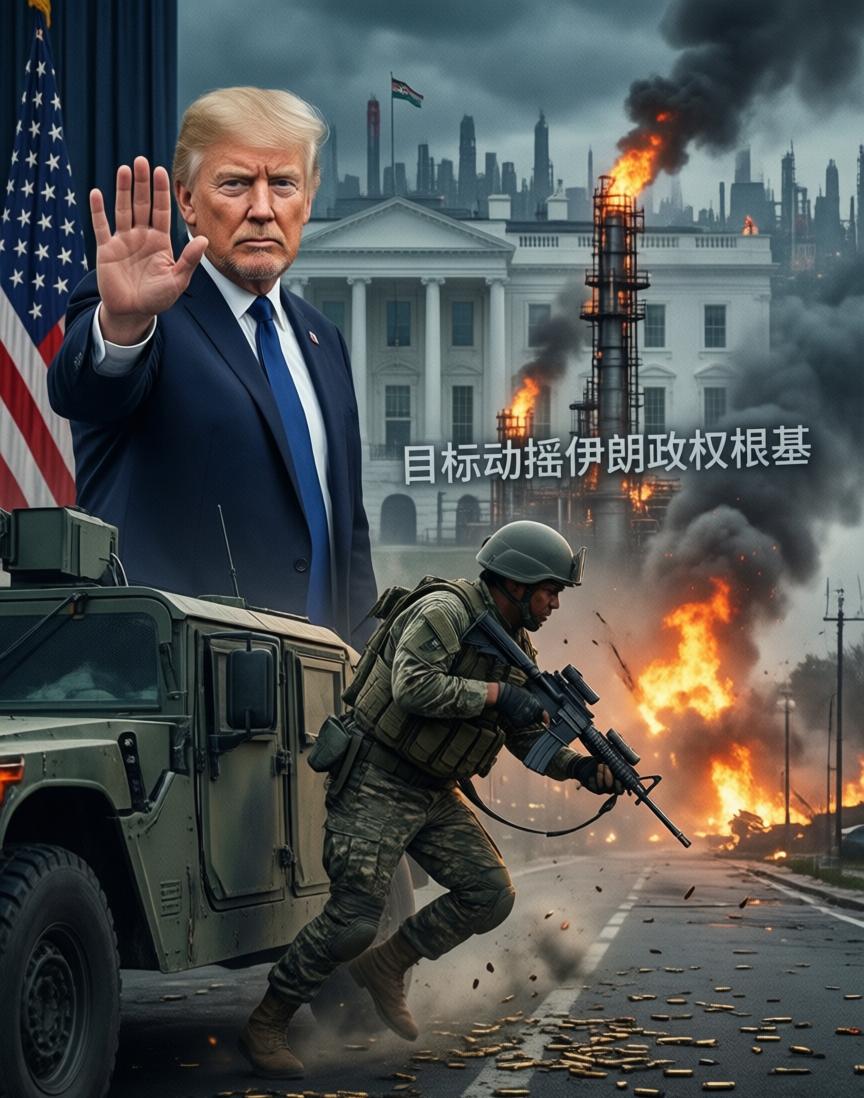 美以之间，最近冒出了一条裂缝。

特朗普那边说，伊朗境内已经没什么可打的目标了，