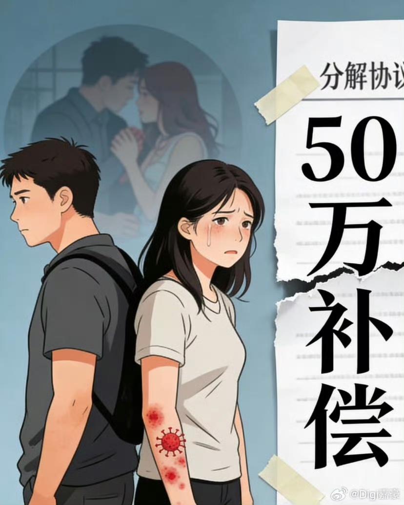 离谱！男子出轨染病传女友，签50万赔偿后耍赖，法院判决太解气了。
 
真的活久见