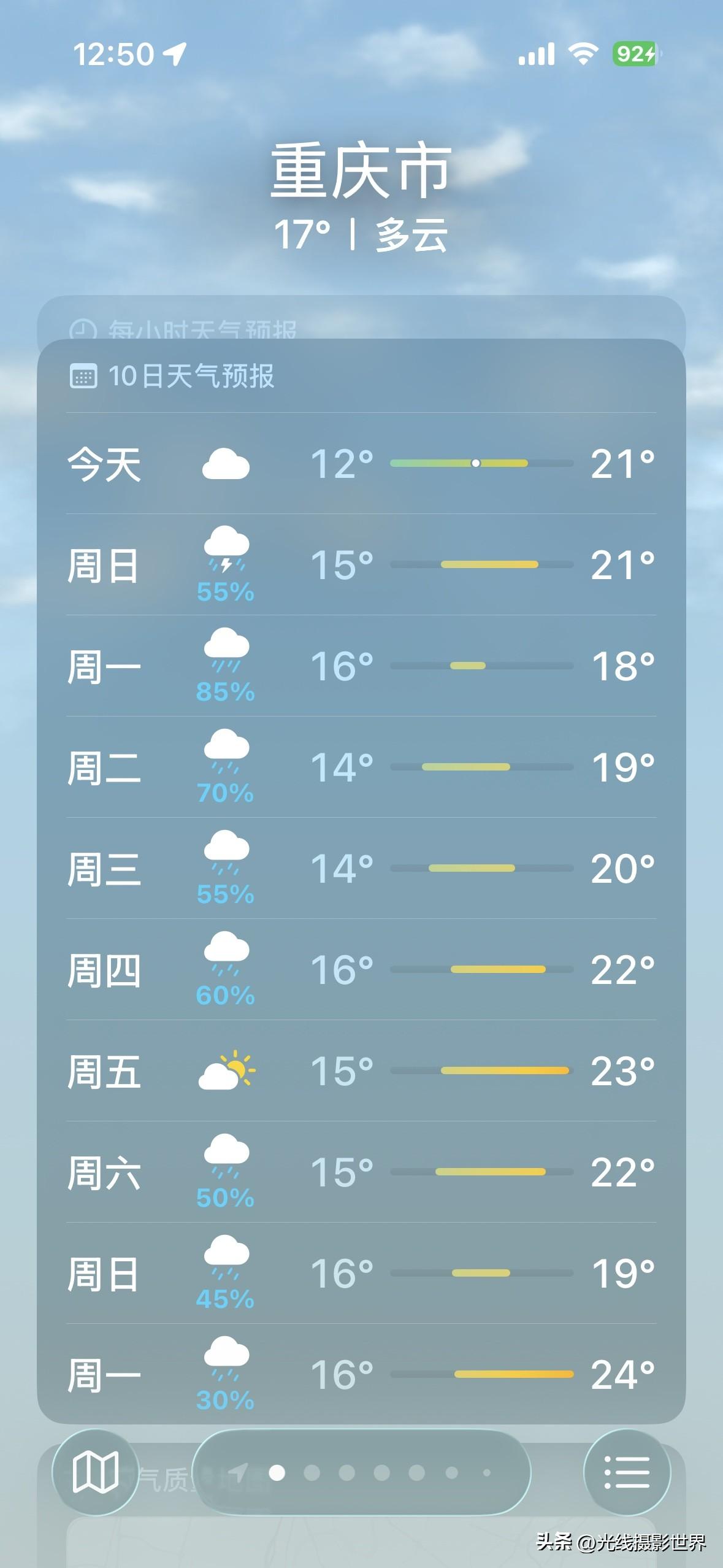 噢！重庆又要持续下雨啦！3月23日到26日，重庆主城区，可能每天都要下雨……再接
