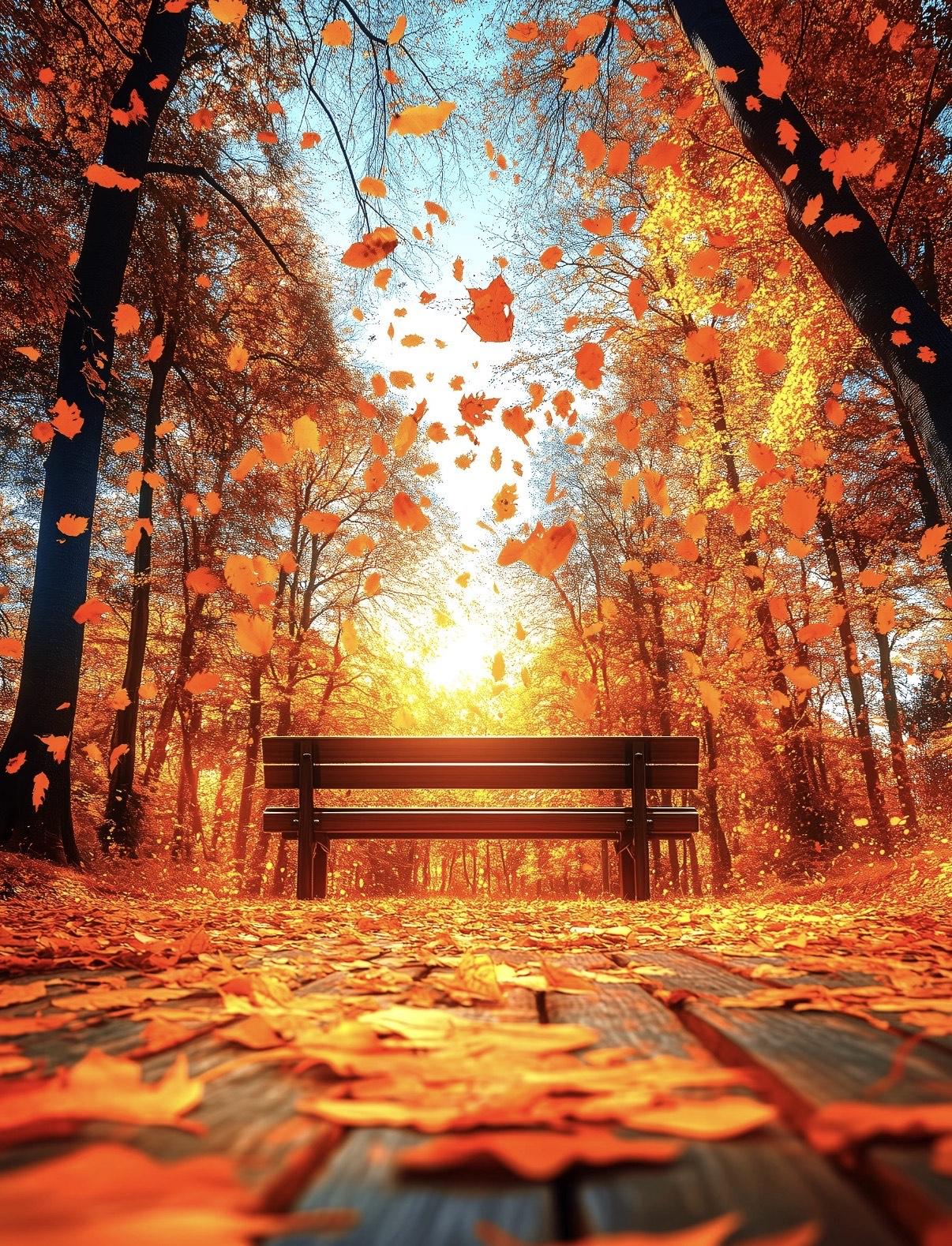 上联：飘叶随风舞
下联：水流芳草秀