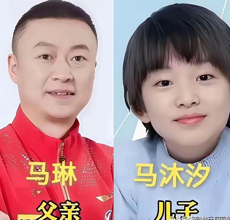 马琳真的是捡到宝了，看看马琳的儿子马沐汐太有明星范儿了，从小就是一副明星的样子，