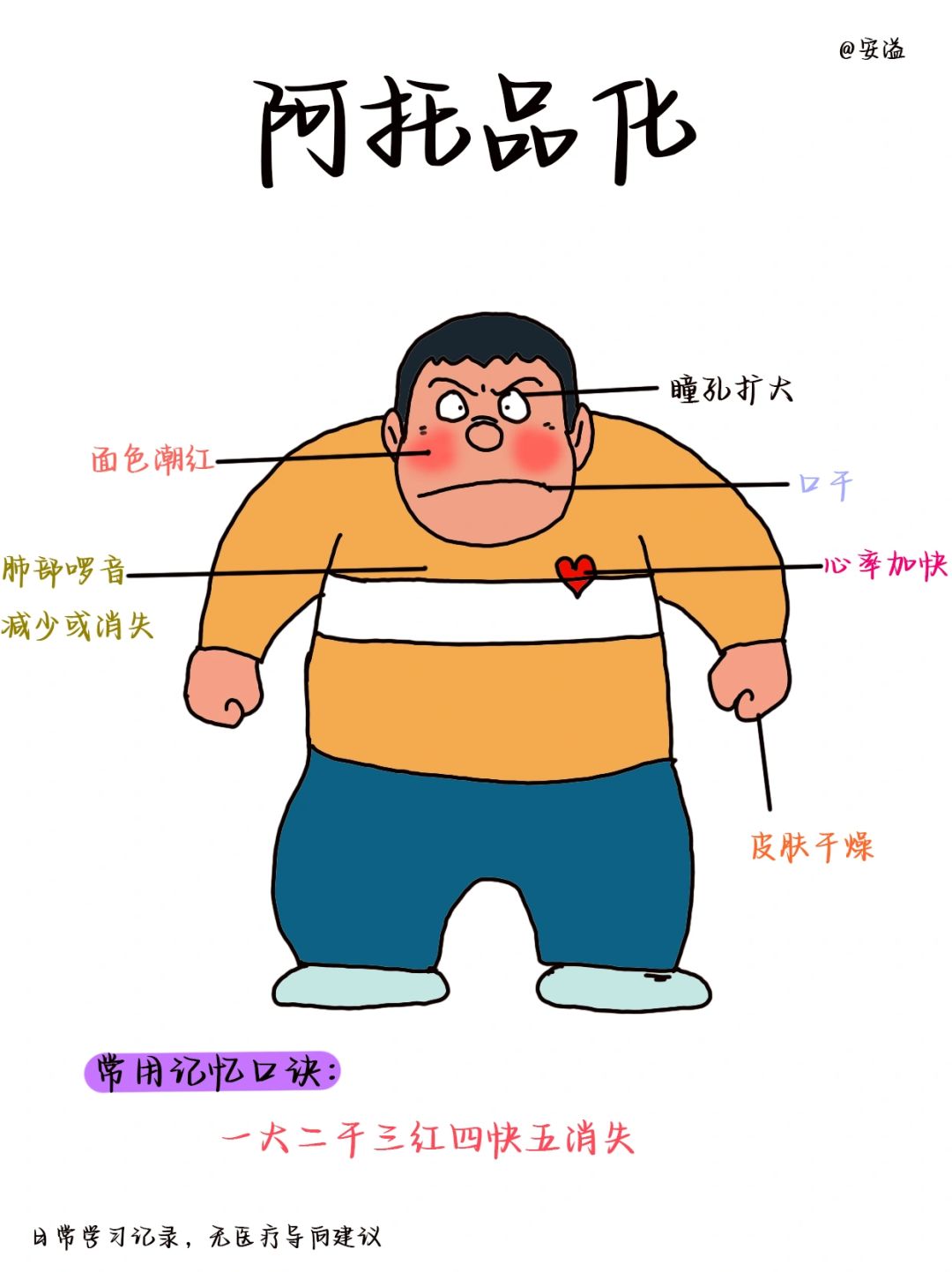 医学生绘本笔记‖阿托品化