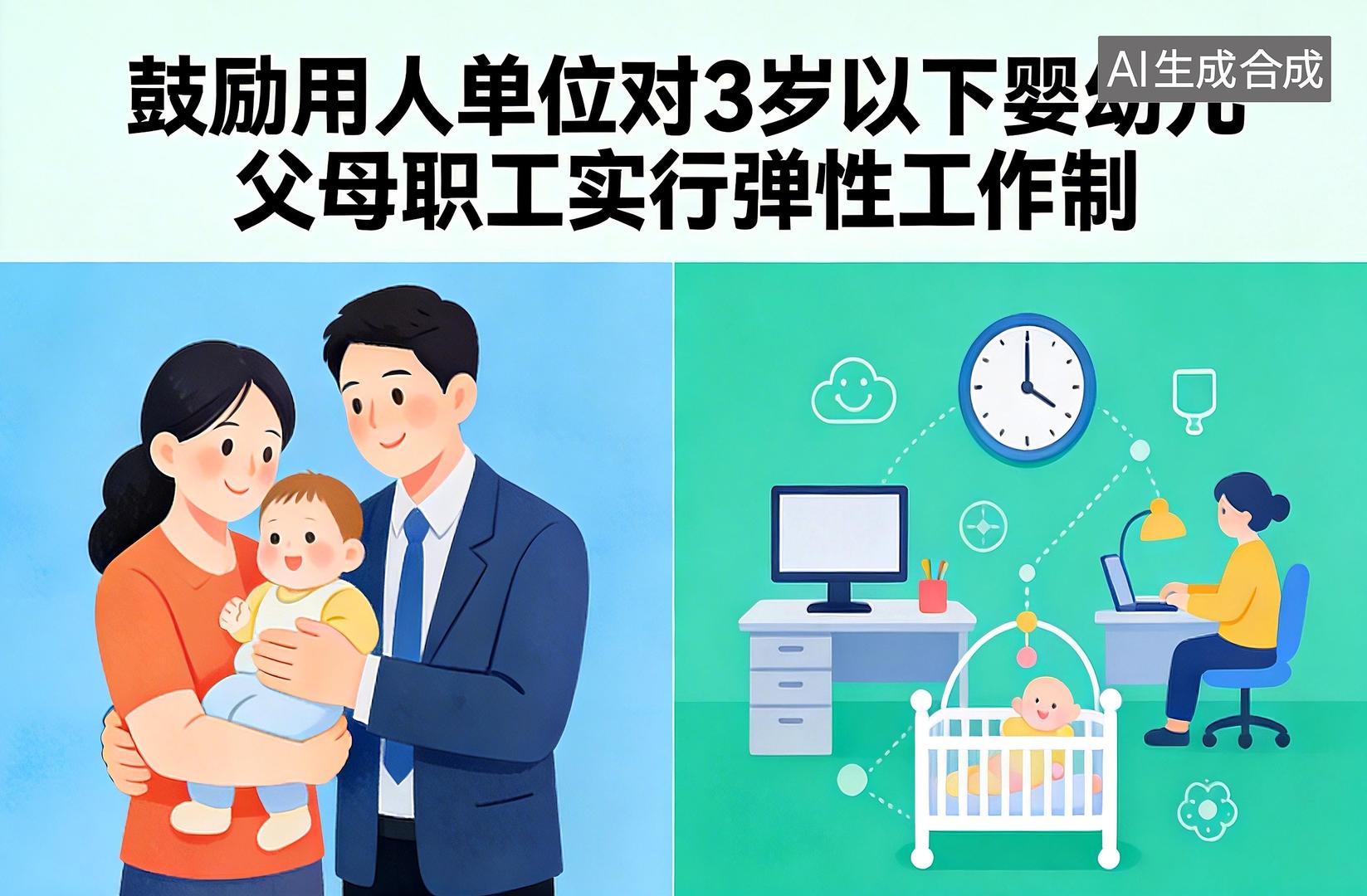 如何破解育儿焦虑?全国政协委员龚卫娟:应鼓励用人单位对3岁以下婴幼儿父母职工实行弹性工作制