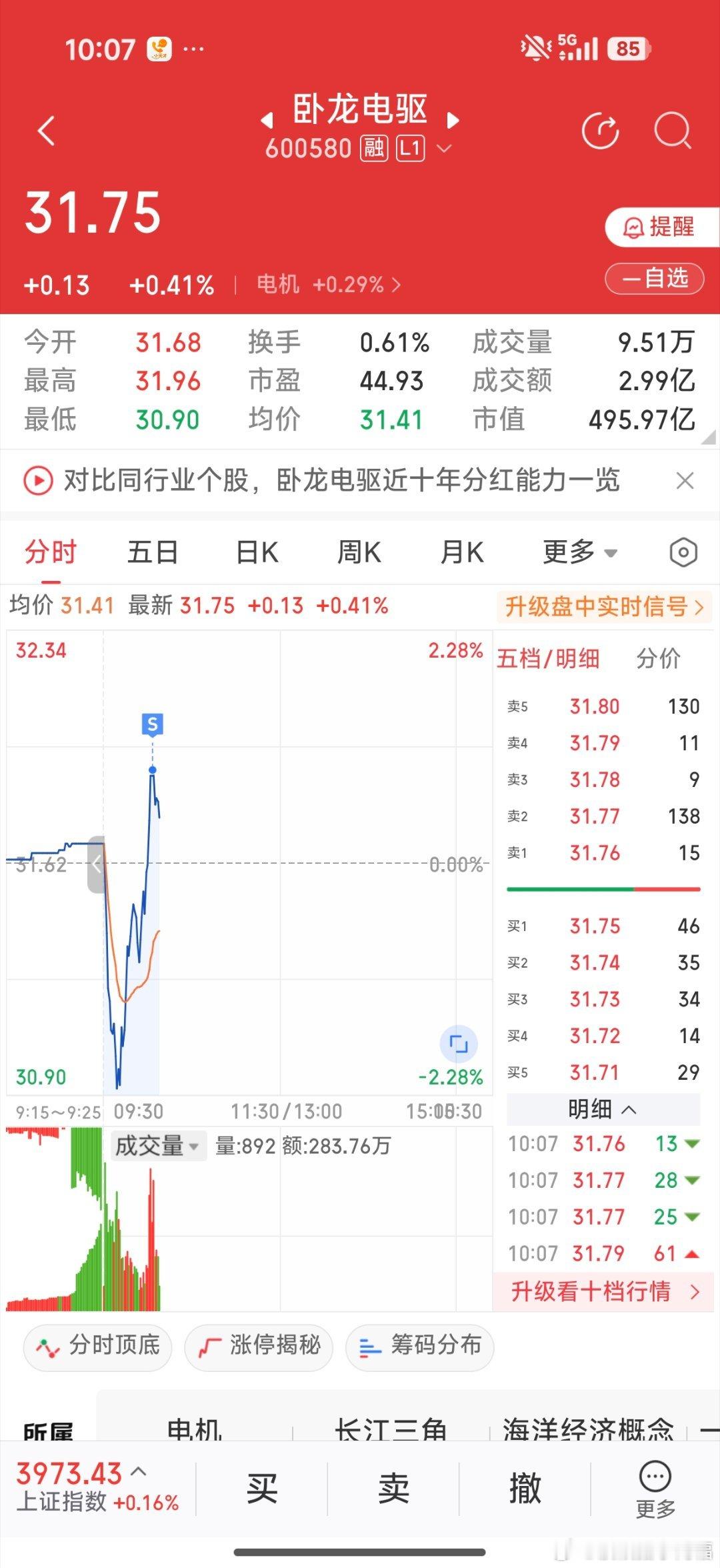 卧龙电驱卖一半 