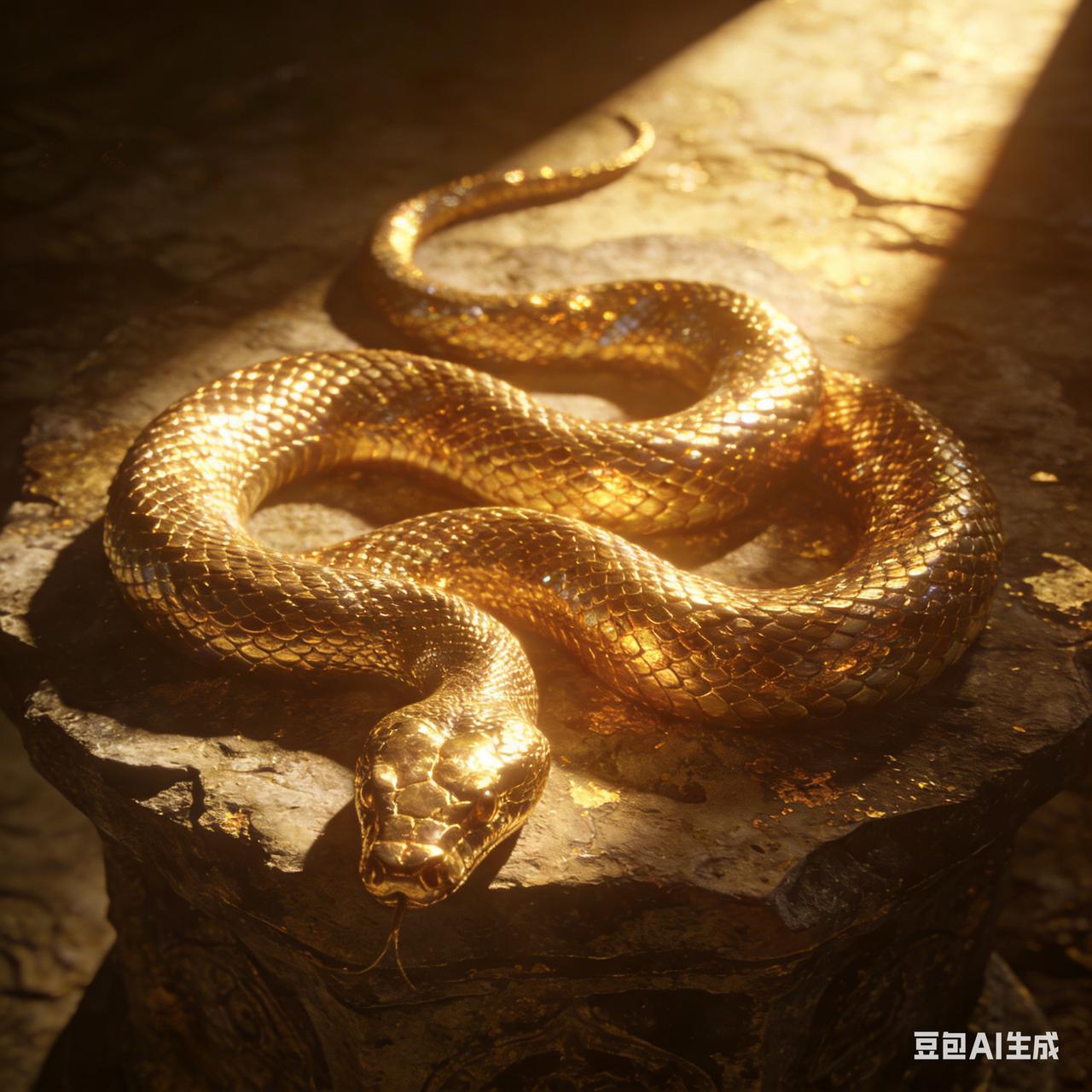 从前有一个富商，特别喜欢蛇，还曾养过几条。但他的妻子和孩子十分怕蛇，坚决不许他养