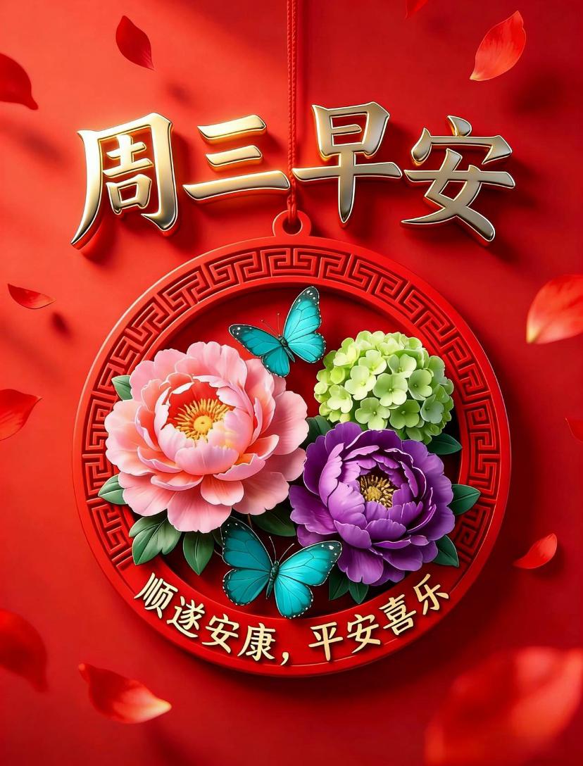 🌺☘️2026 .周三春晨问安☘️🌺


🌿☀️晨光洒下，铺就崭新的一天，