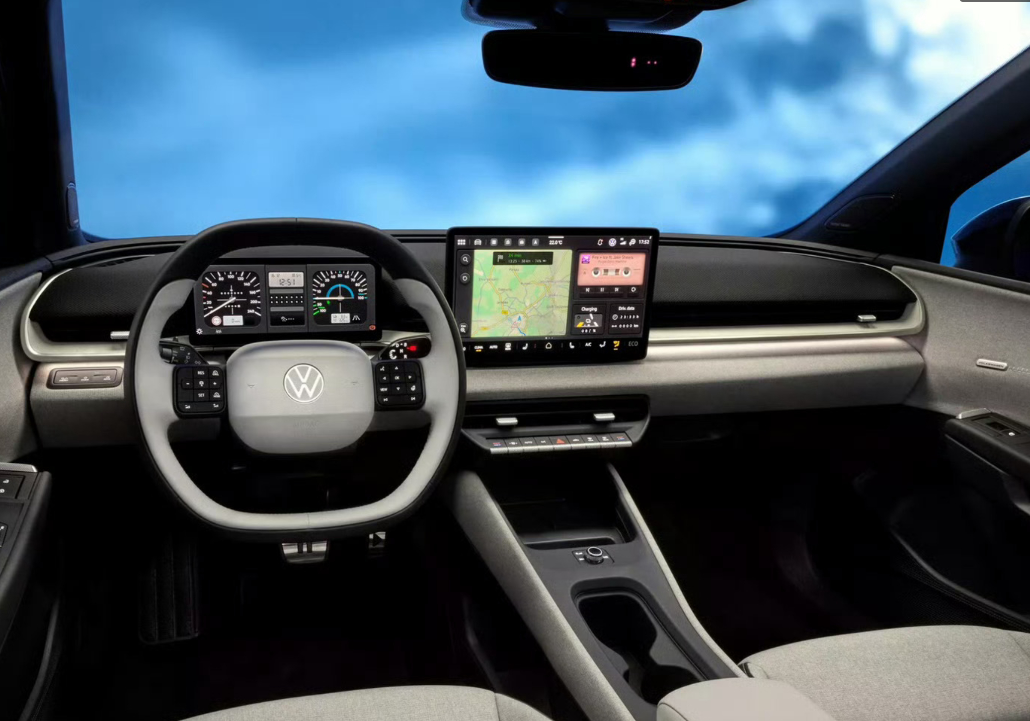 大众ID.Polo  大众这次终于听劝了！ID.Polo把触控键全换回实体的，方