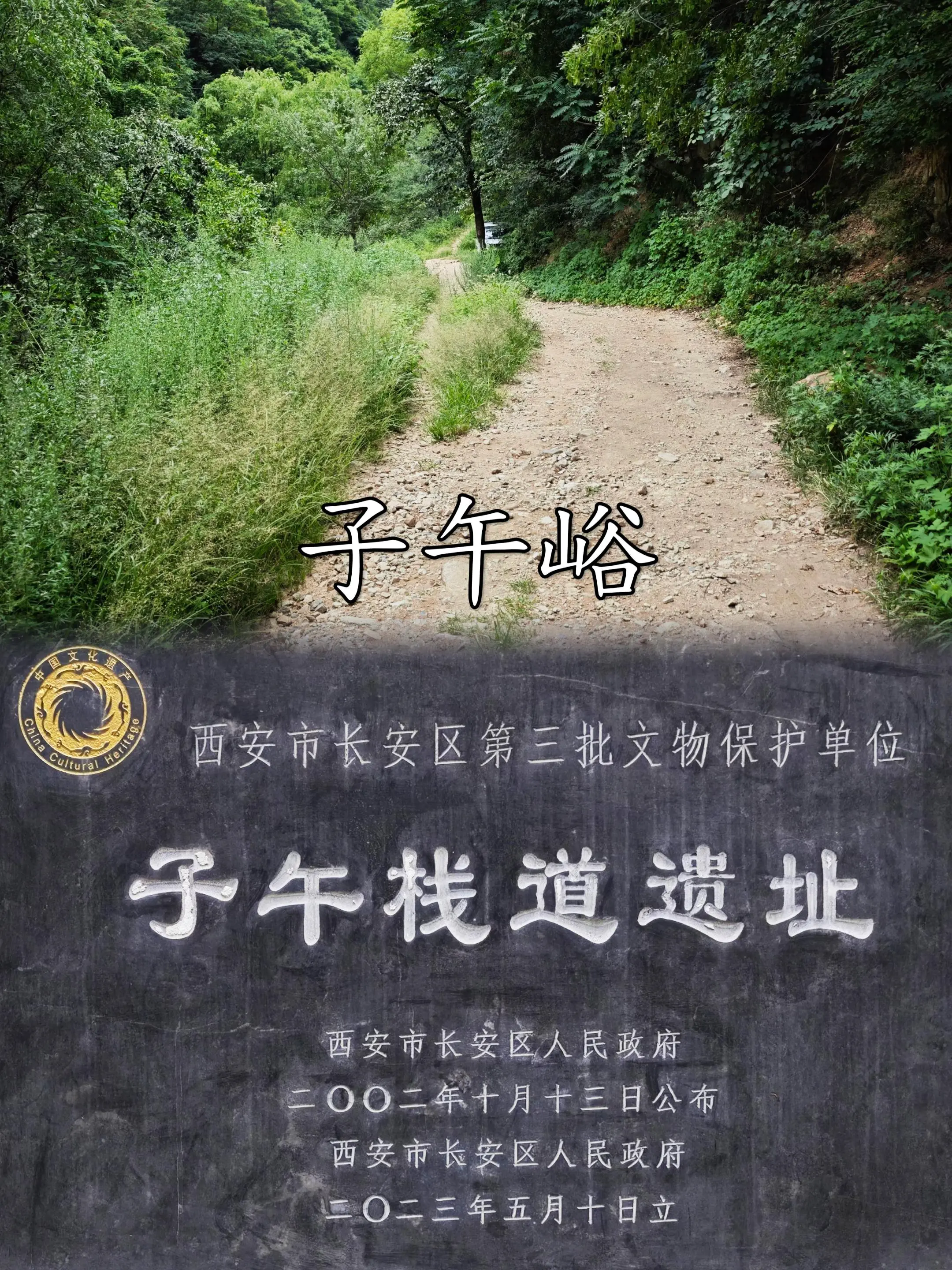 贵妃荔枝运送途径到长安：子午峪。一骑红尘妃子笑……
