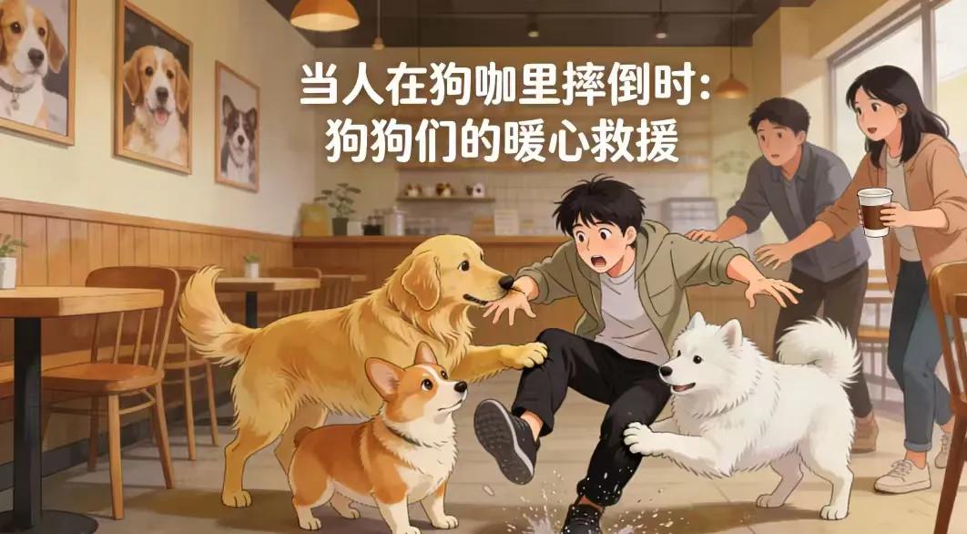 “汪星人”脚下藏危机：狗咖摔倒，谁之过？
活泼的宠物狗在脚下穿行，一位中年女士端