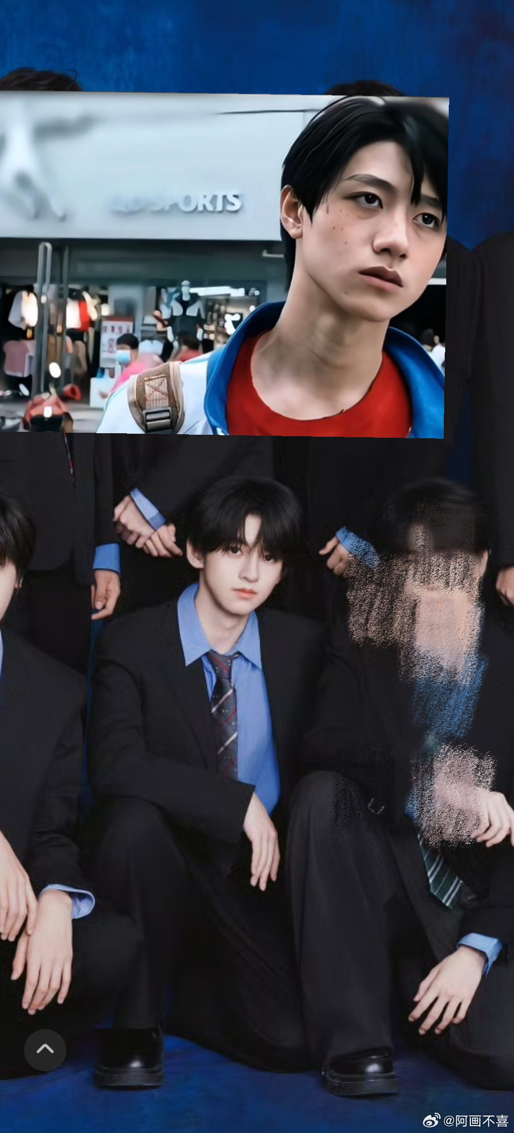 tg TF家族四代练习生杨涵博神似朱志鑫 