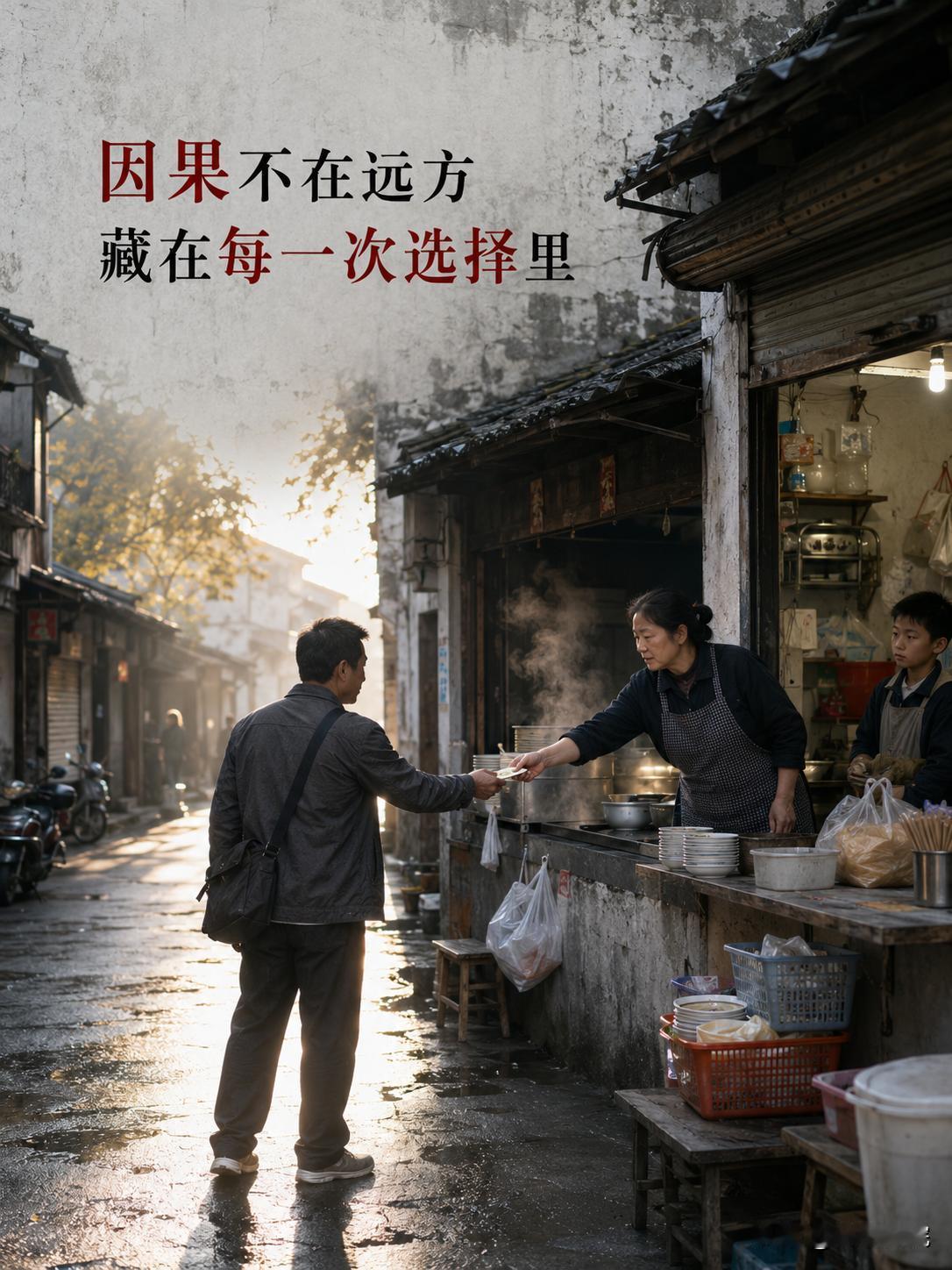 因果到底是什么？最可怕的不是报应，而是你会慢慢活成自己的选择

人们提到“因果”
