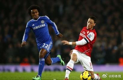【英超-兰帕德憾中横梁 阿森纳上半场暂平切尔西】北京时间12月24日，英超联赛第
