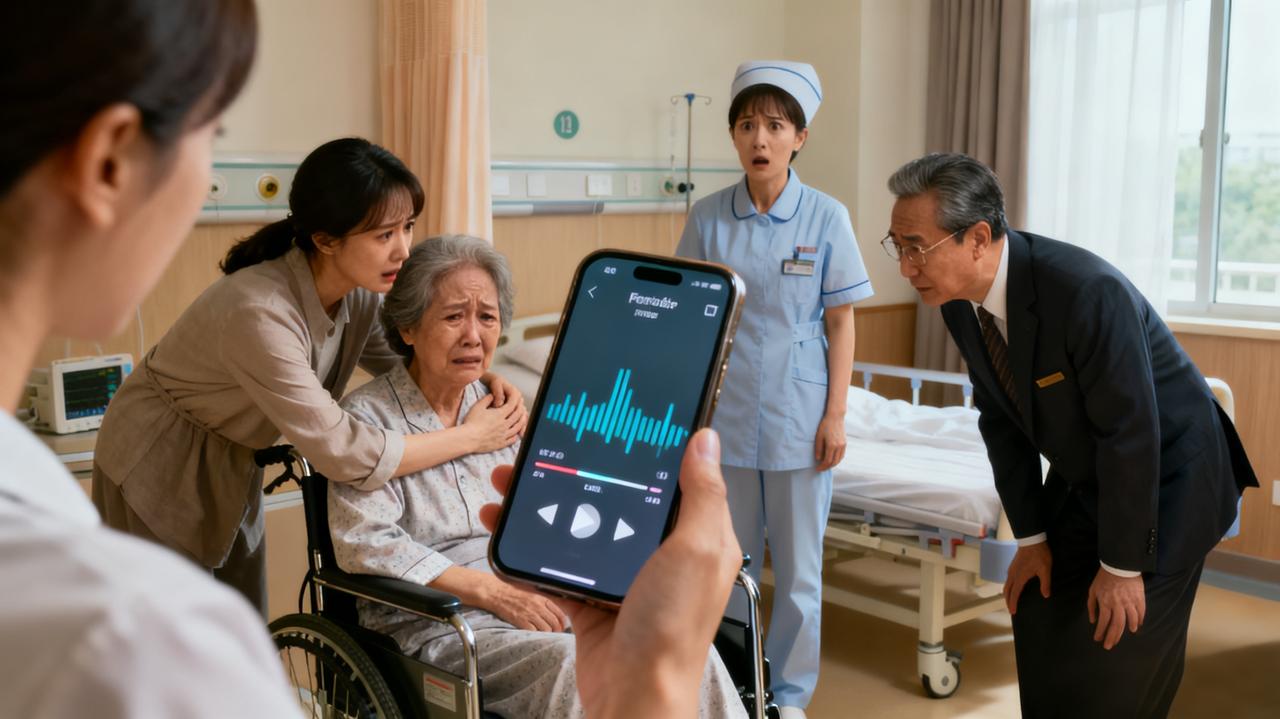 养老院护工骂我妈“老废物”，我掏出录音笔让她当场失业
 
护工当着我面推搡我妈，