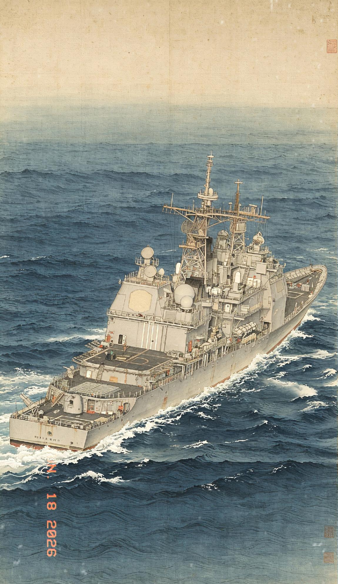 「韦拉湾」号（USS Vella Gulf CG - 72），由英格尔斯造船厂开