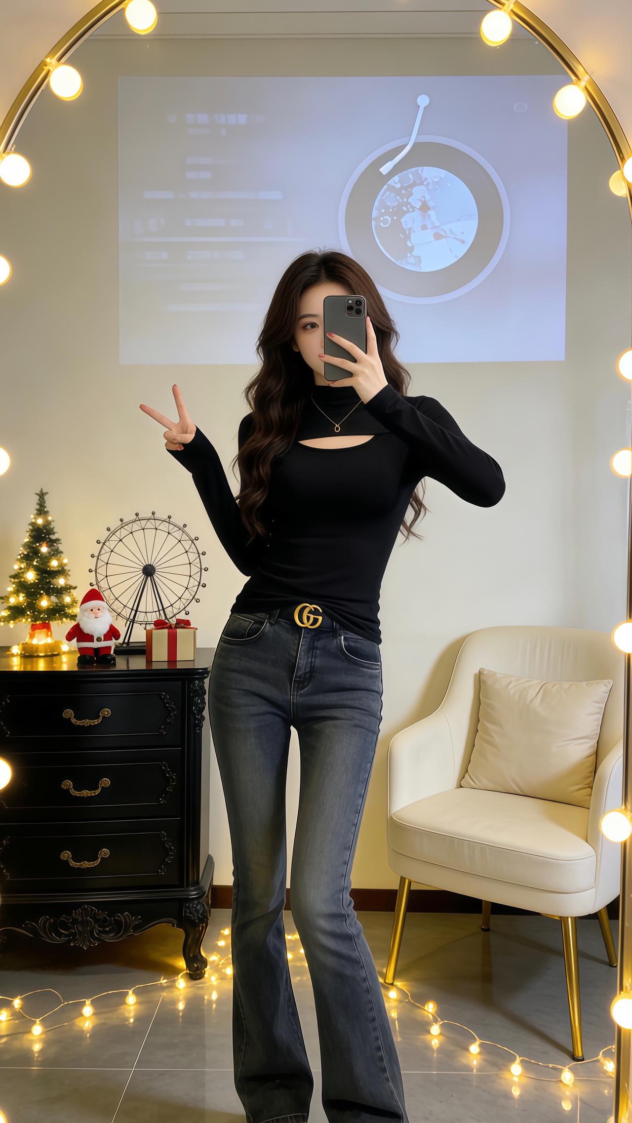 秋冬新款 洋气减龄 谁穿谁好看 面料柔软舒适 修身显瘦