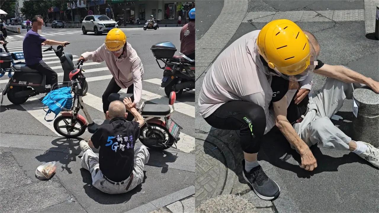 扶摔倒的人这事，我肯定选扶，但得保护好自己。之前“扶老人被讹”事件闹得沸沸扬扬，