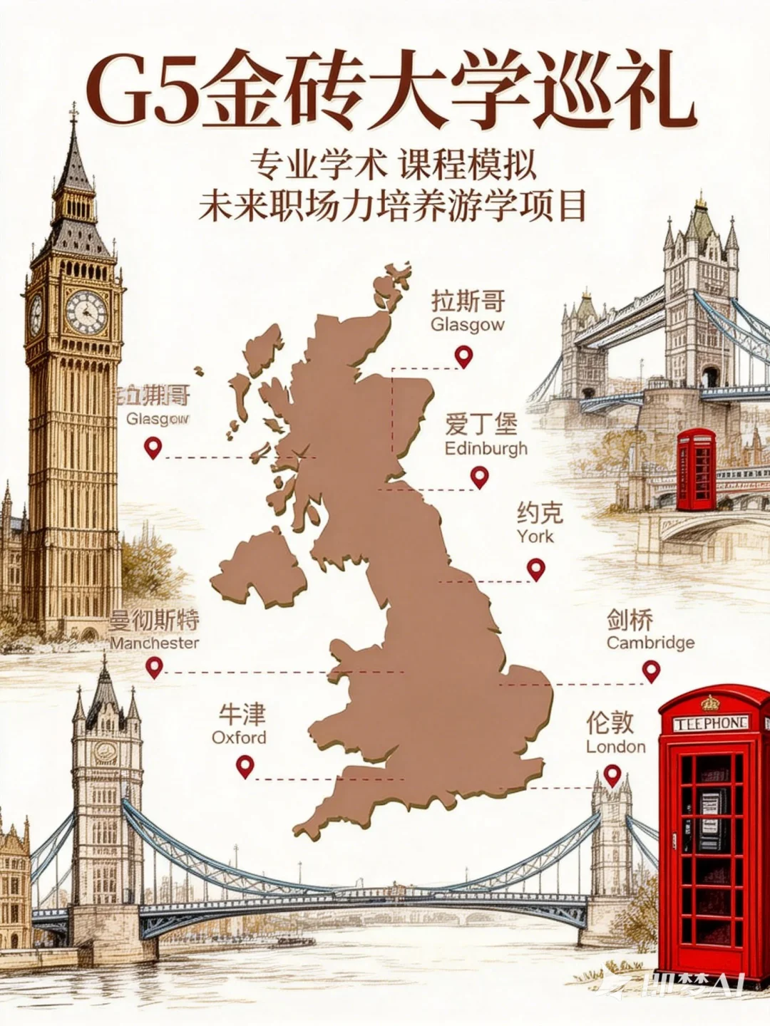 英国暑假早鸟优惠！八大名校参访！