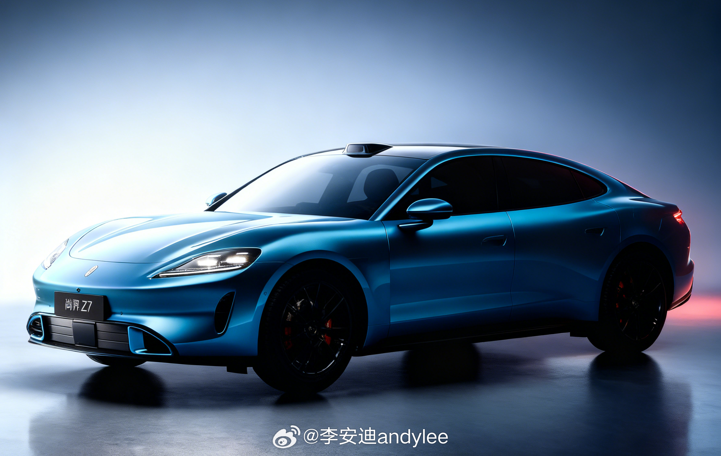 拿 AI 复原了一下，说实话，以后在路上，我大抵是分不清到底是小米还是保时捷还是