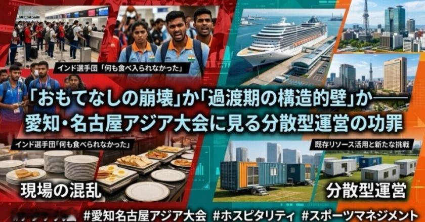 名古屋亚运还没热场，先把自己办成了“大型翻车现场”。

运动员落地机场卡好几个小