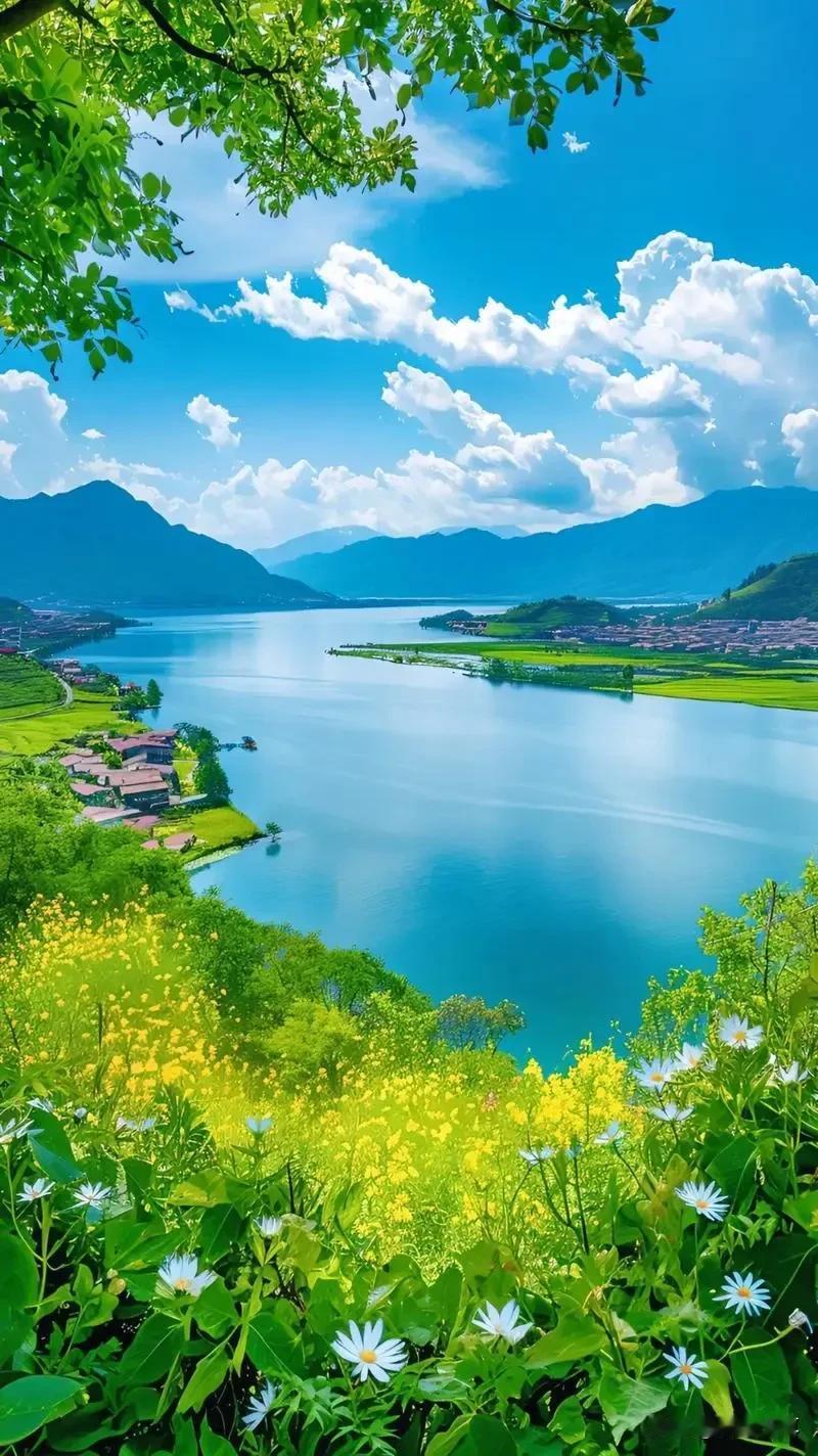 #上联：风吹雾散青山秀，下联如何对#
上联，风吹雾散青山秀，
下联，云开日照绿水