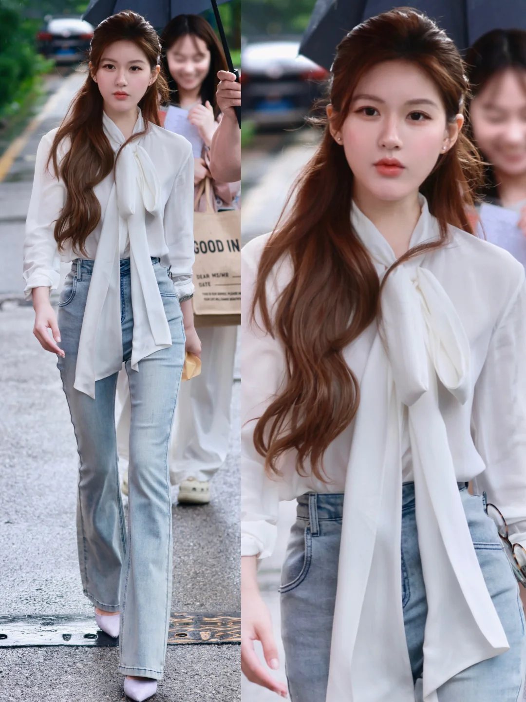 露思今天是优雅职场女性！