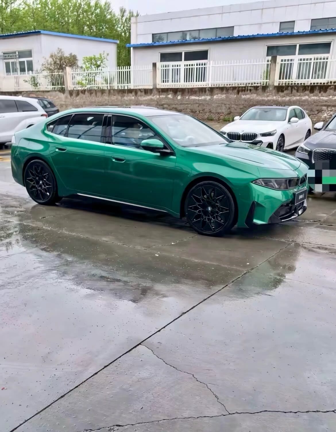 实拍野生i3L bmwsky宝马i3