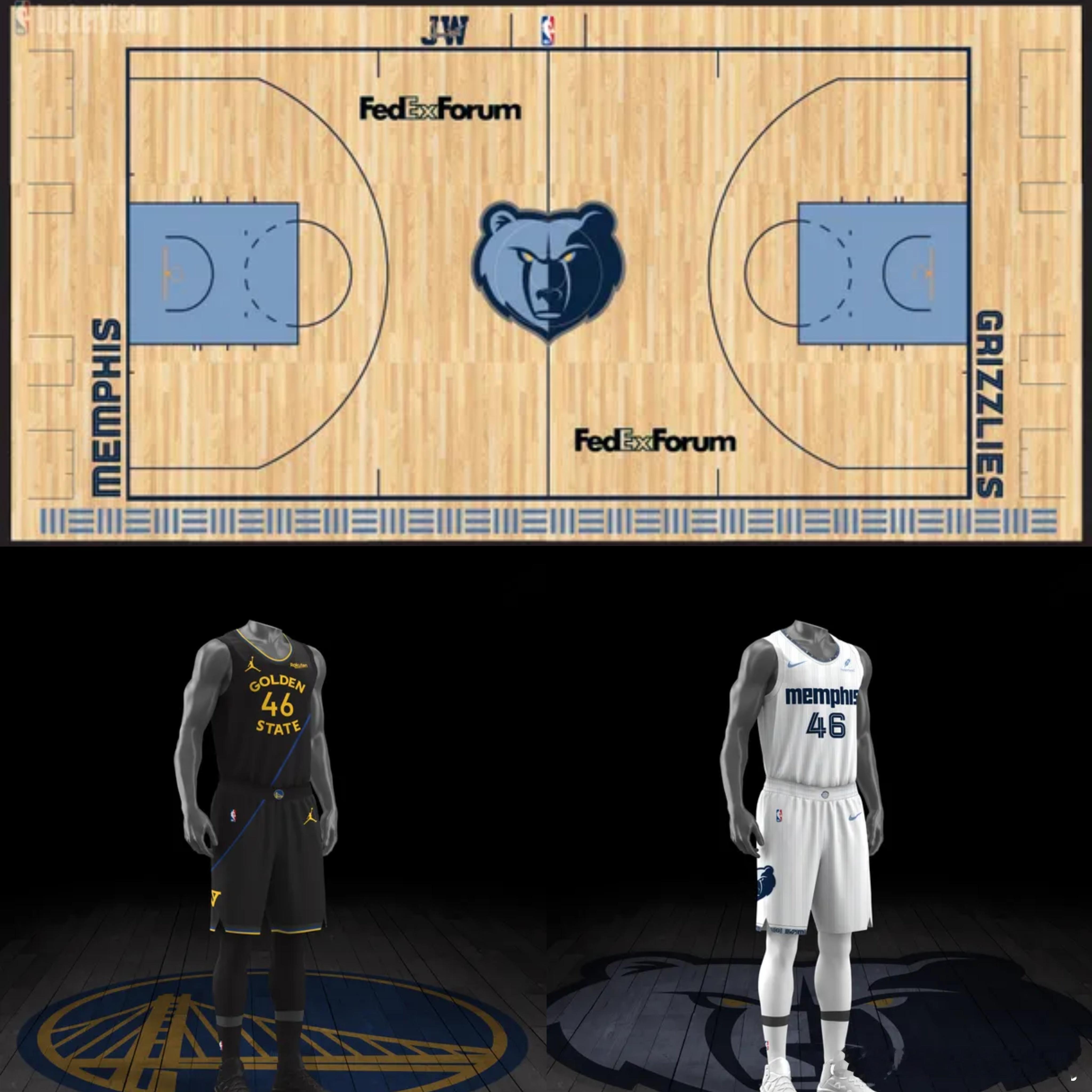 比赛预告：明天早上8:30，勇士客场背靠背对阵灰熊。继续面对摆烂球队。勇士伤病报