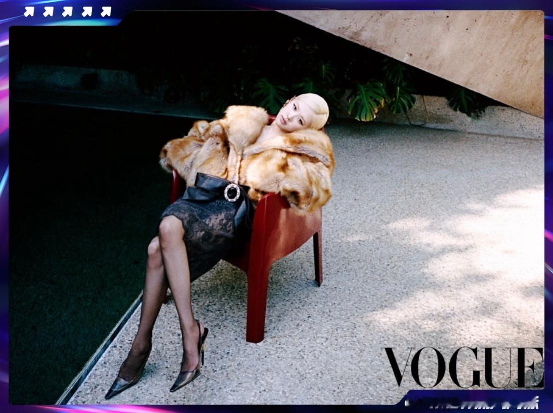 朴彩英称艺名像老奶奶 朴彩英 X VOGUE Korea7月刊封面！Rosé的i