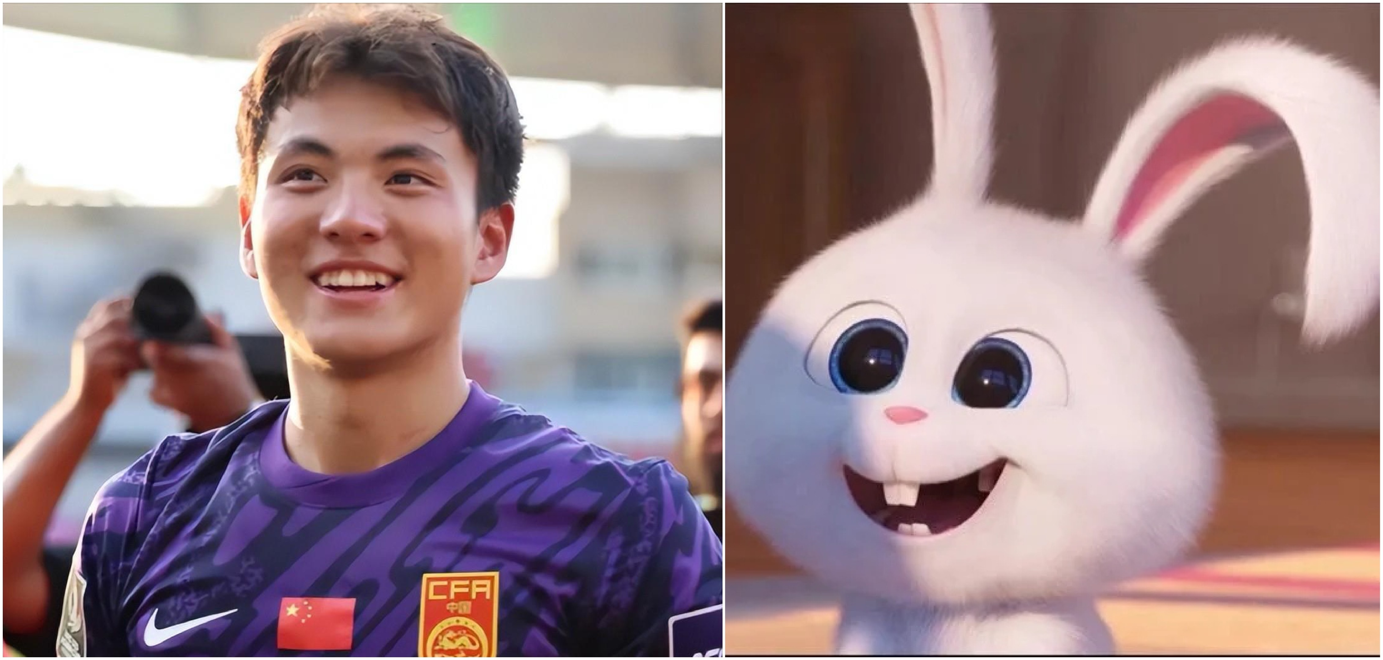 对🌰好：小兔子乖乖，把门开开～ 小🐰： 