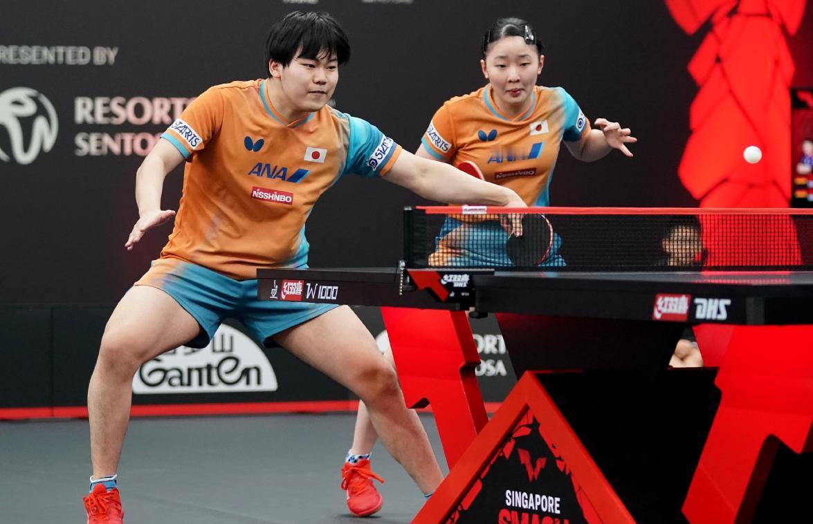 爆大冷！张本美和/松岛辉空2:3爆冷邱党/温特。

充分展示了什么叫1+1<2,