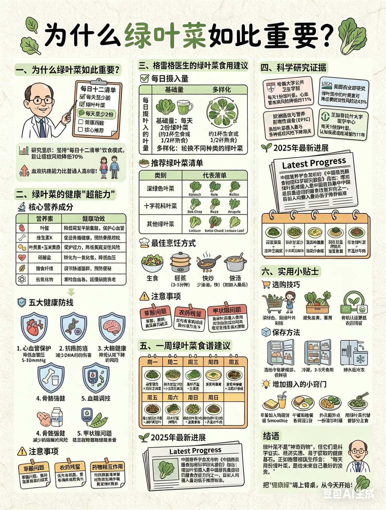 为什么餐桌上不能少了绿叶菜？这4个理由你服不服
你是不是也觉得：吃肉才有劲儿，青