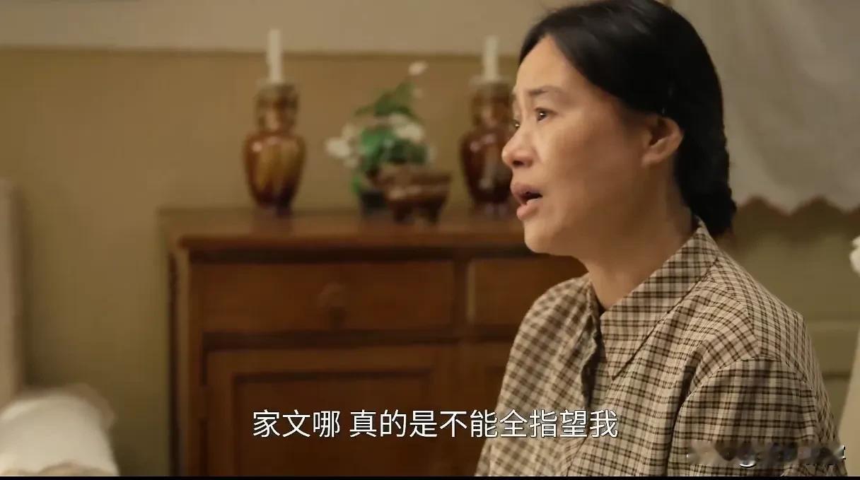 刘美心这样的母亲，生活中也少见。

卫国因病离世，家文一人带着孩子，被婆家的哥哥