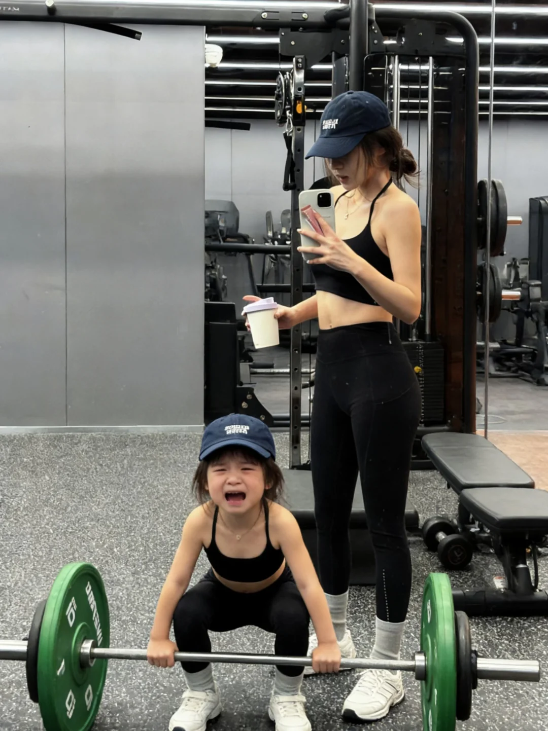 练哭了 哄不好了🏋️