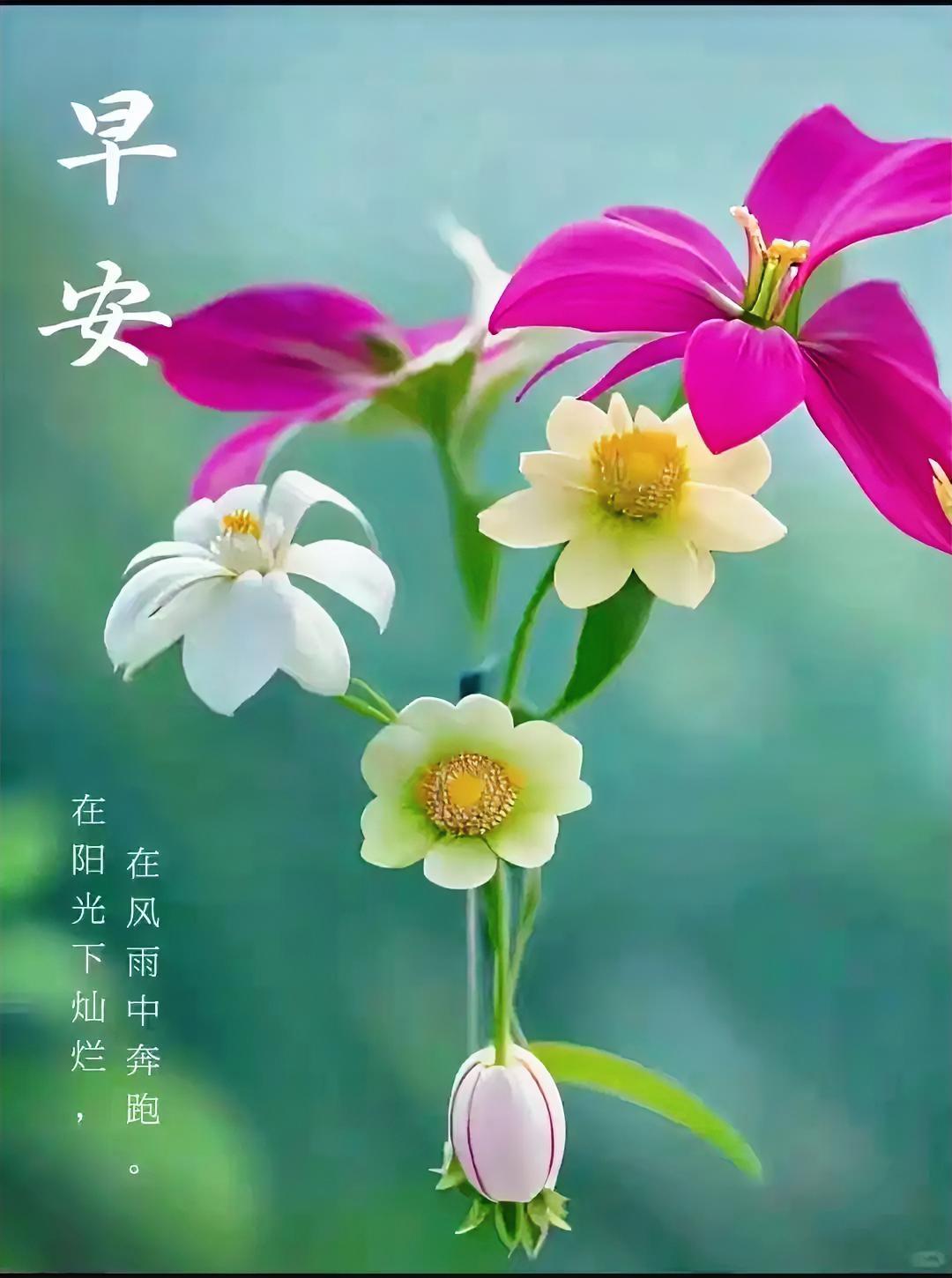 万事皆可期，周末皆欢喜。
打卡今日小感悟 
早晨的祝福分享