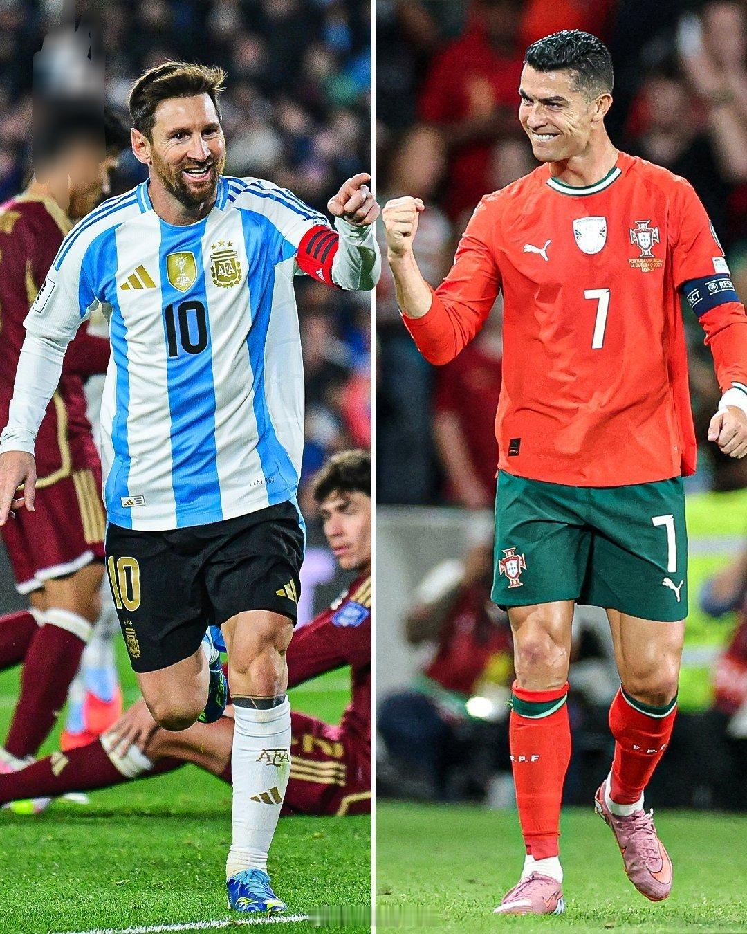 假设~如果阿根廷和葡萄牙和阿根廷都以小组第一身份晋级，那么梅西和C罗在2026年