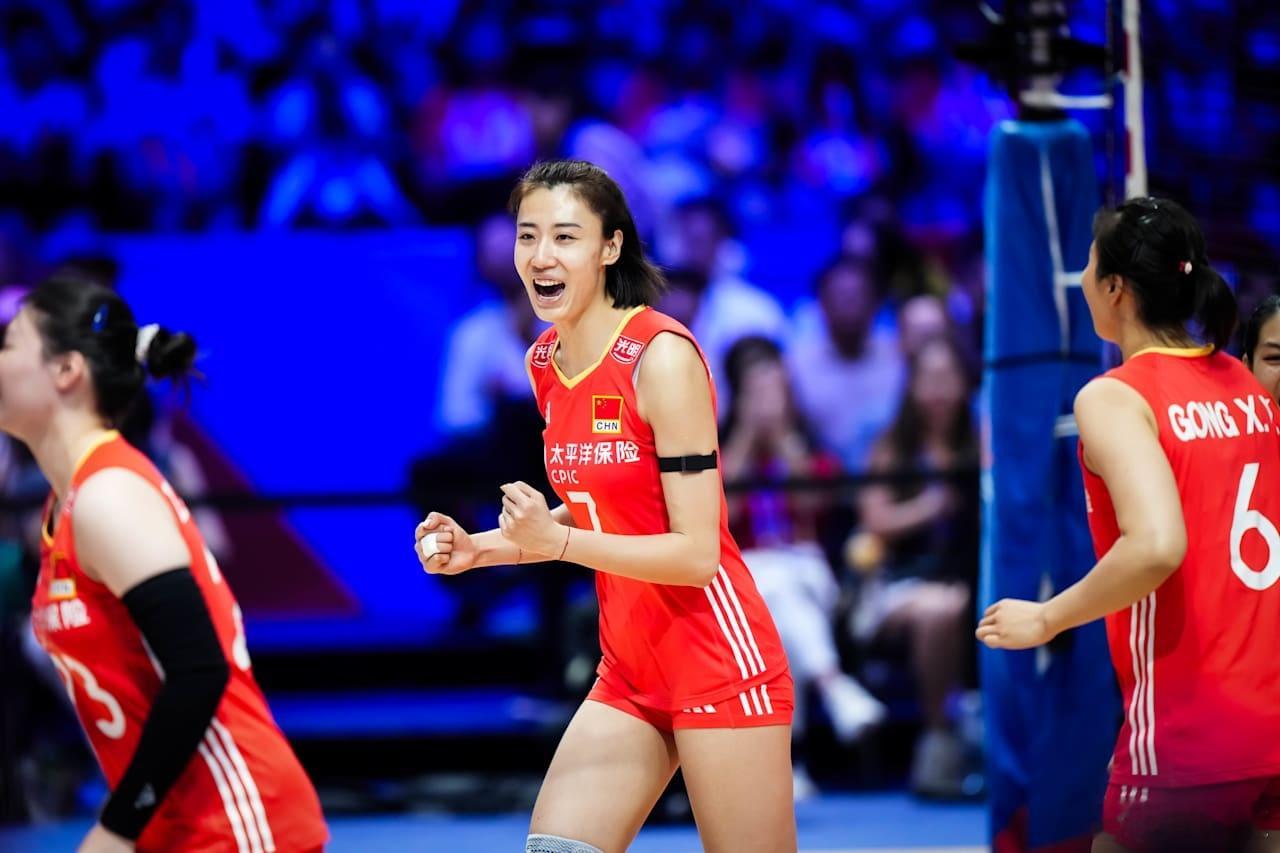 中国女排3比1日本女排2025世界女排联赛王媛媛说：最终依靠团队力量赢下比赛，这