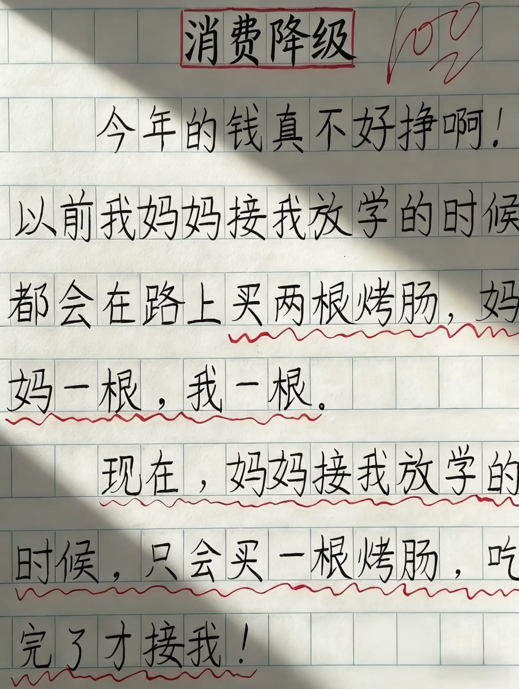 小学生作文 搞笑 真实