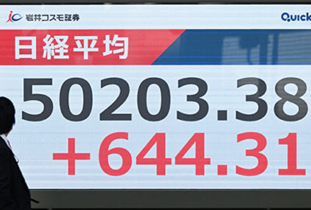【日经股指重返50000点】受美国高科技股走强带动，人工智能（AI）相关股纷纷上
