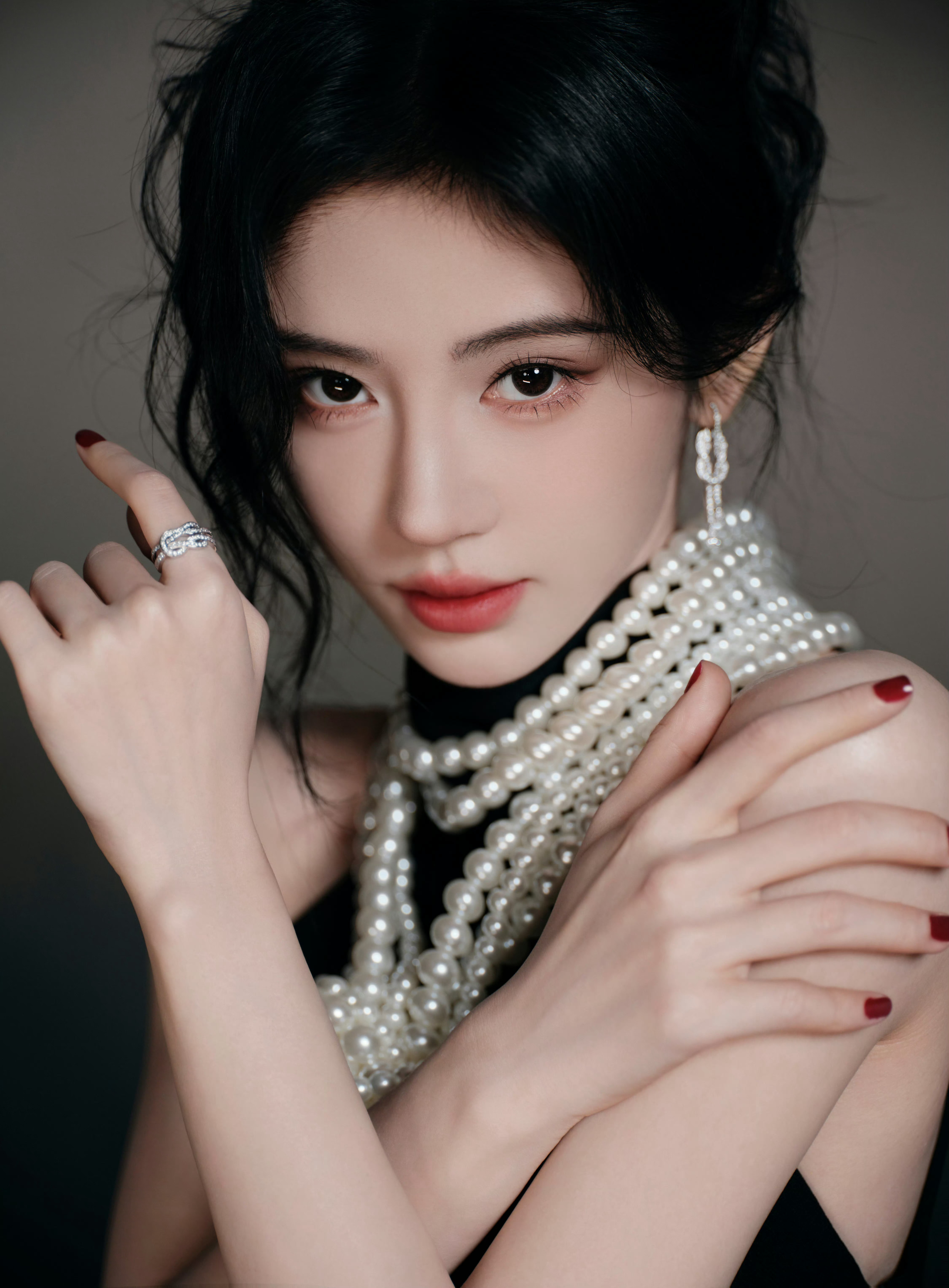 鞠婧祎这个造型美哭我了 