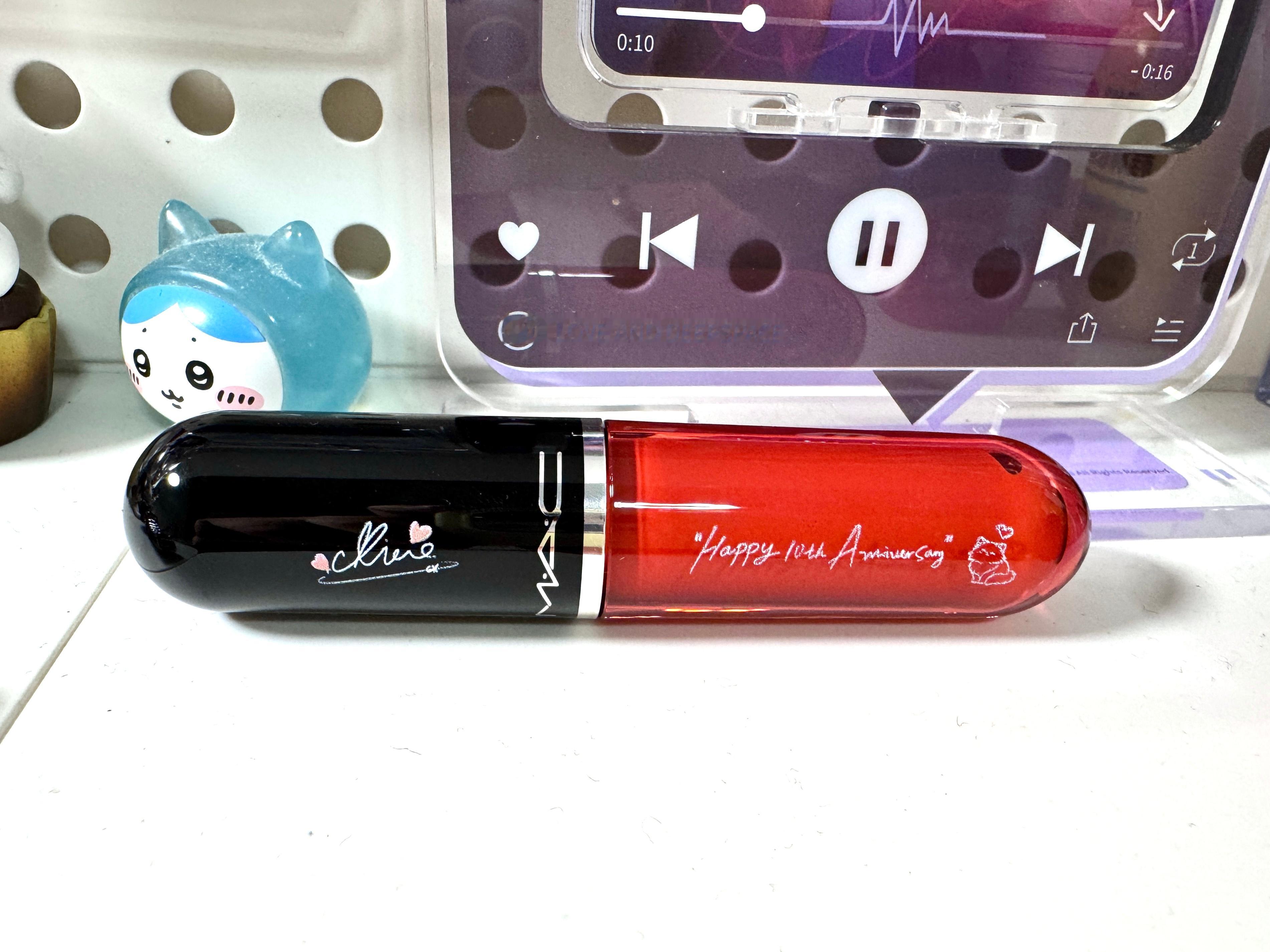 定制款竟然先到了 好美好有纪念意义૮₍♡>𖥦< ₎ა mac品牌大使程潇