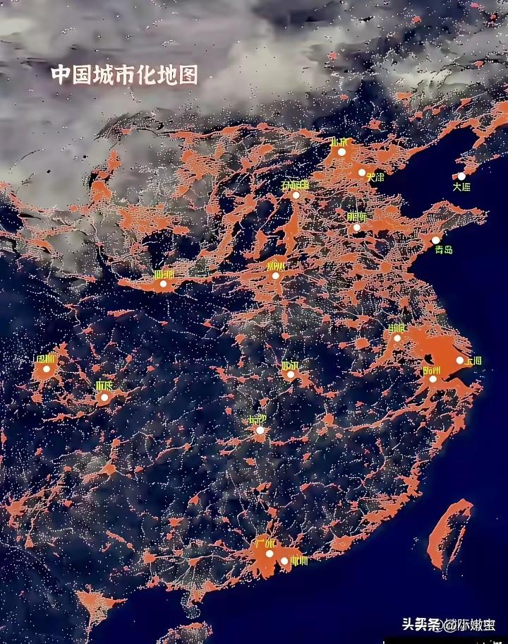 这样看起来，北方人住别园房子面积大，低层。
南方人多地少，住密集高层比较多。
北