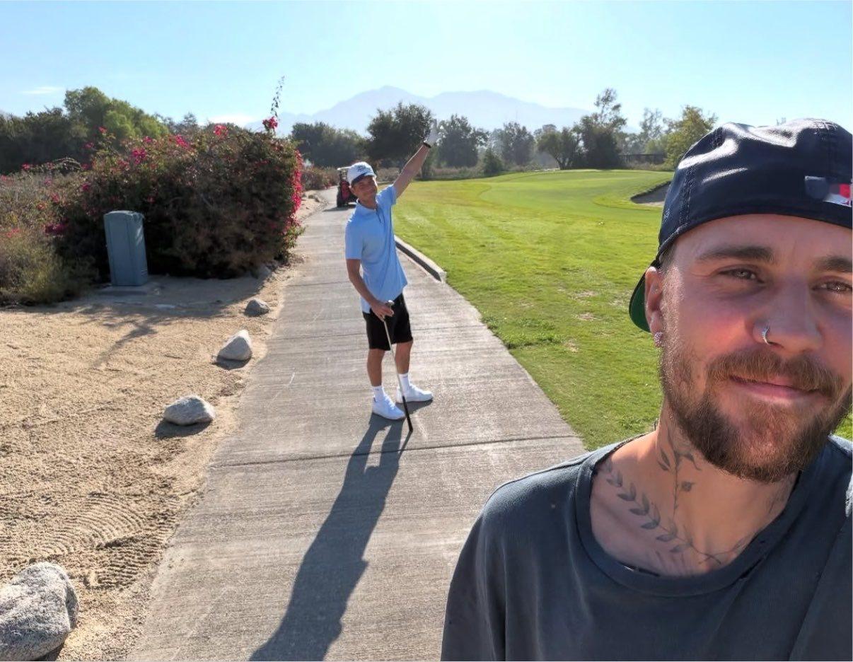 【Pic】golf day🏌️和小伙伴们外出打高尔夫球⛳️JustinBieb
