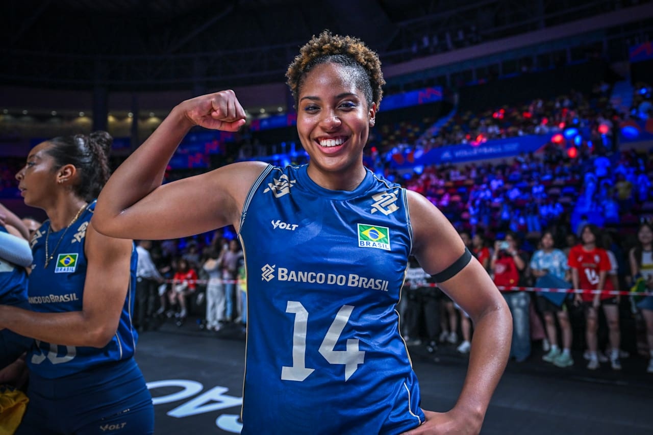 【补发一组照片—1】——2026世界女排联赛 总决赛四分之一决赛：巴西🇧🇷女