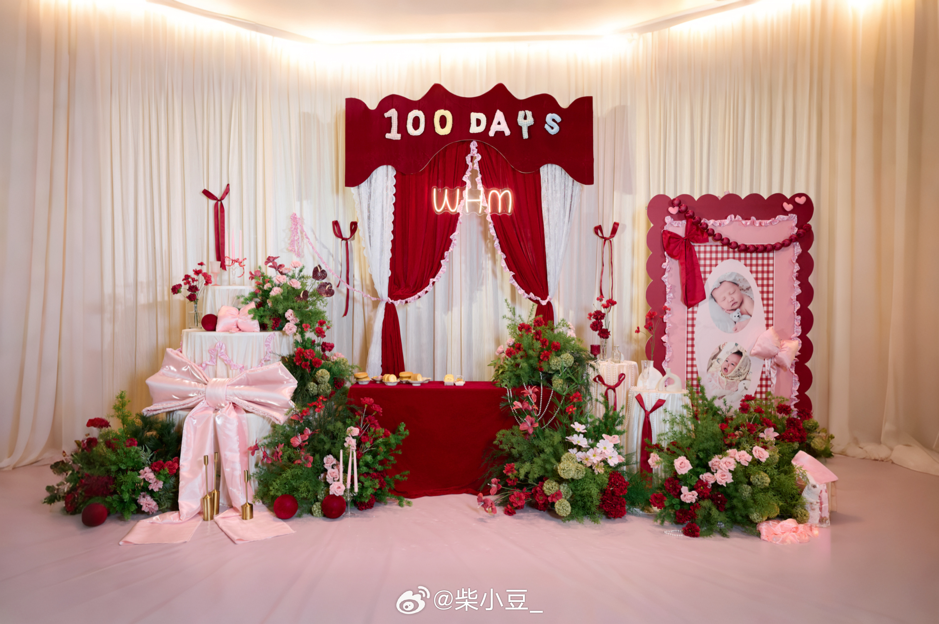 妹宝100 天啦🐻  祝漂亮的嫚嫚 健康快乐成长🩵🤍💗（妹妹生日哥哥是最