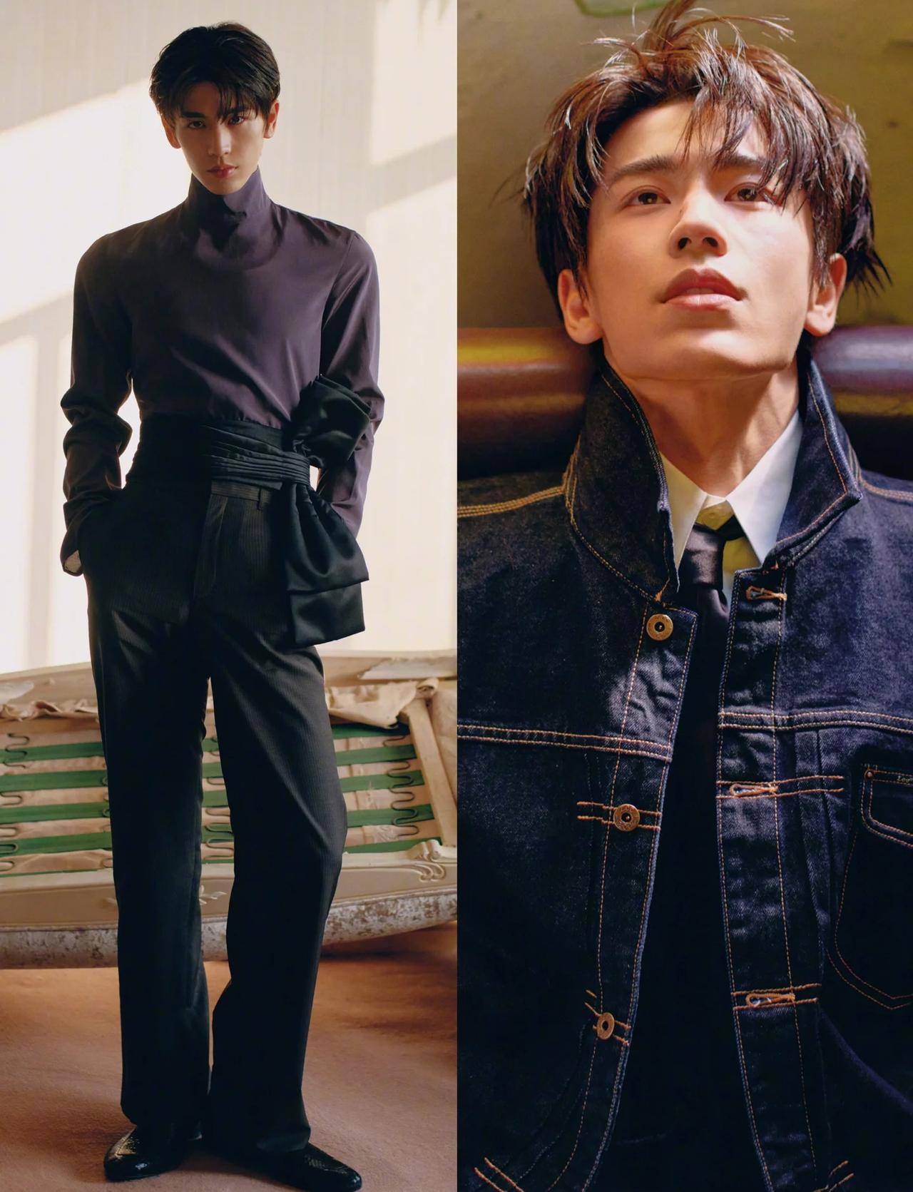 张凌赫首本五大女刊，谢征想要谢征得到！
.
演员张凌赫登封ELLE杂志四月号封面