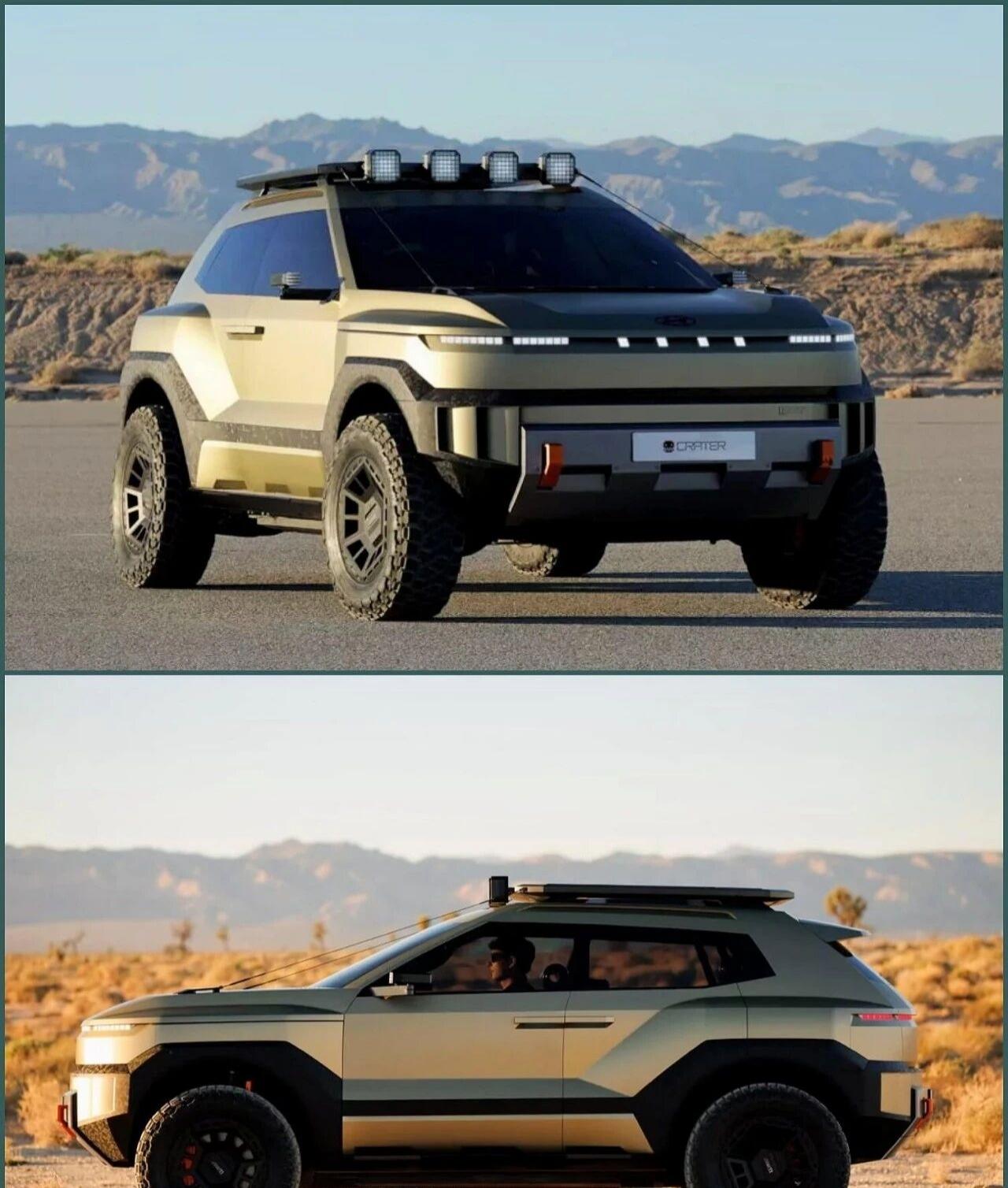 现代不装乖了？Crater概念车把越野玩明白了这绝不是那种换个塑料包围就敢说是越